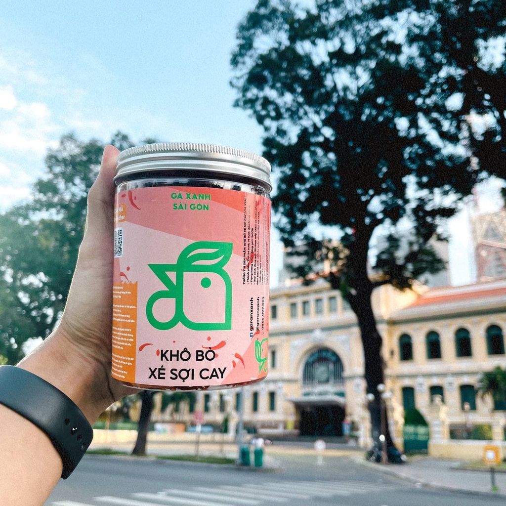 [HŨ LỚN 260GR] KHÔ BÒ XÉ SỢI CAY CAO CẤP - Gà Xanh - Loại Ngon Nhất, Chất Lượng Thượng Hạng, Ăn Là Ghiền | BigBuy360 - bigbuy360.vn