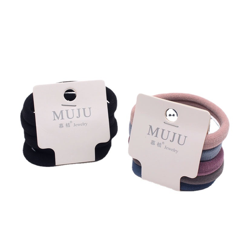 Set 5 Dây Buộc Tóc Co Giãn Đơn Giản Dành Cho Nữ