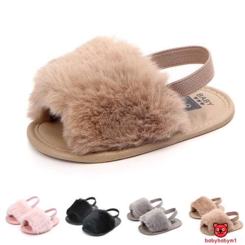 Giày Sandal xỏ ngón đế mềm cho bé gái