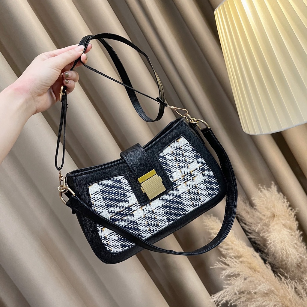 Túi đeo chéo, túi cặp nách nữ cá tính xinh xắn