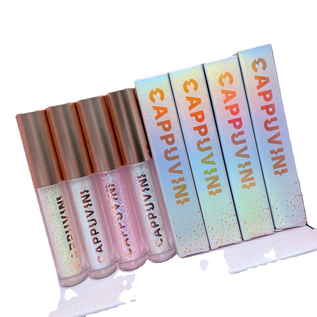 [Hàng mới về] Phấn mắt dạng lỏng màu nhũ lấp lánh nhanh khô trang điểm xinh xắn