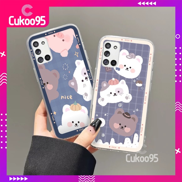 Ốp silicon Xiaomi Redmi 10C/9A/9C/Note 8/Note 8 pro/Mi 8/Mi 8 se/Mi 8 lite/Note 7/Note 7 pro/Note 5/Note 5 pro/S2 Gấu