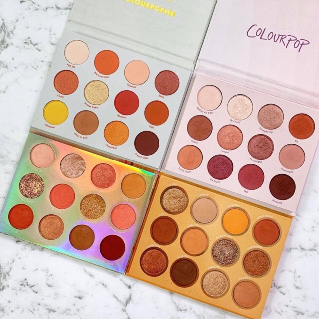Combo bảng phấn Colourpop Sweet Talk, Yes Please, Califonia Love
