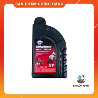 Dầu nhớt tổng hợp xe số, xe côn tay fuchs silkolene pro 4 10w40 - ảnh sản phẩm 1