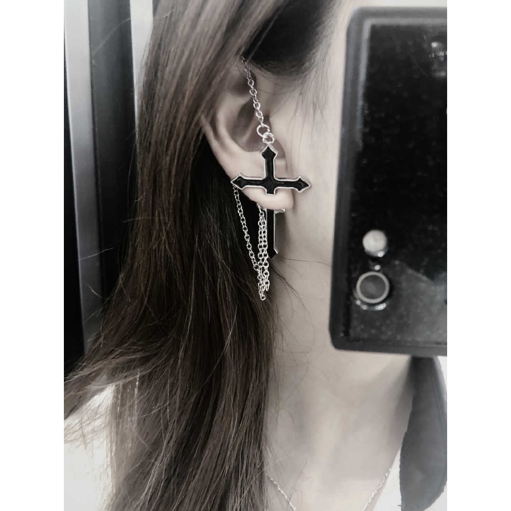 Khuyên Tai Hình Thánh Giá 1378dark