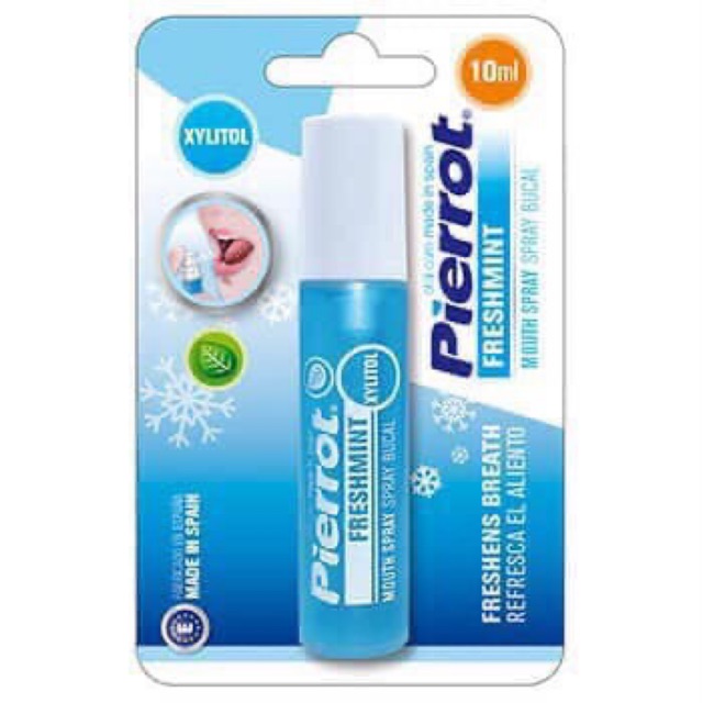 Nước xịt thơm miệng kháng khuẩn Pierrot 10ml