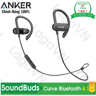 [Freeship toàn quốc từ 50k] Tai nghe không dây ANKER SoundBuds Curve Bluetooth - A3263 - Hãng phân phối chính thức
