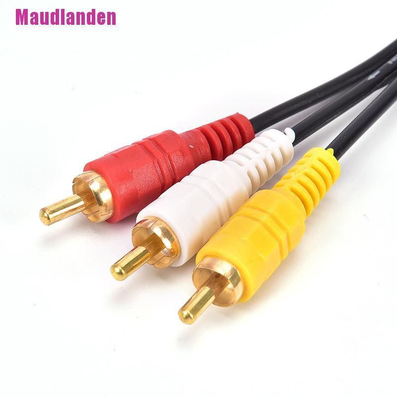 Dây Cáp Chuyển Đổi Âm Thanh / Video Aux Male 3.5mm Sang 3 Rca Av