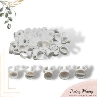 Nhẫn đựng mực phun xăm, túi 100 chiếc