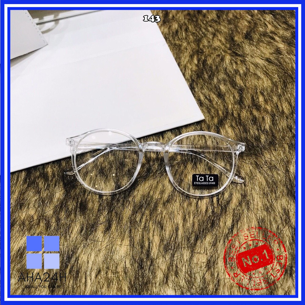 [Mã FARSSTGRE giảm 5K đơn bất kỳ] Mắt kính thời trang tròn ngố giả cận gọng nhựa đẹp AH143 | BigBuy360 - bigbuy360.vn
