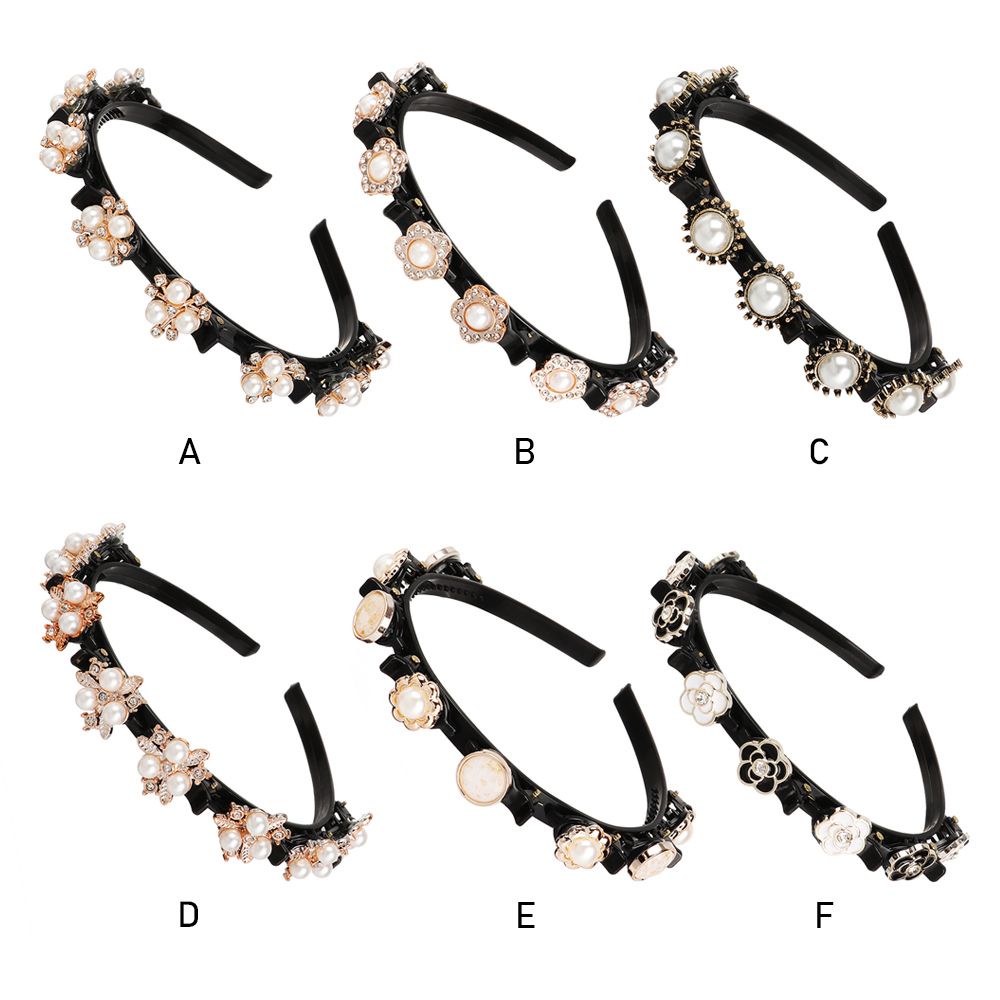 Dây Buộc Tóc Đính Ngọc Trai Giả Xinh Xắn Cho Nữ