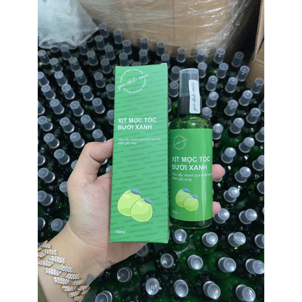 Xịt mọc tóc gốc thảo mộc bưởi xanh thiên nhiên 100ml