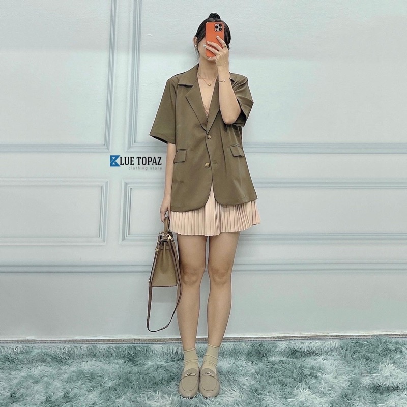 áo blazer tay ngắn 1 lớp | BigBuy360 - bigbuy360.vn