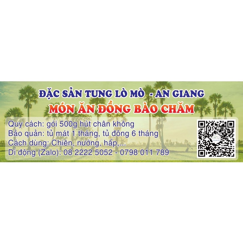 Tung Lò Mò[lạp xưởng bò] (túi 500gr) ẩm thực đồng bào Chăm An giang