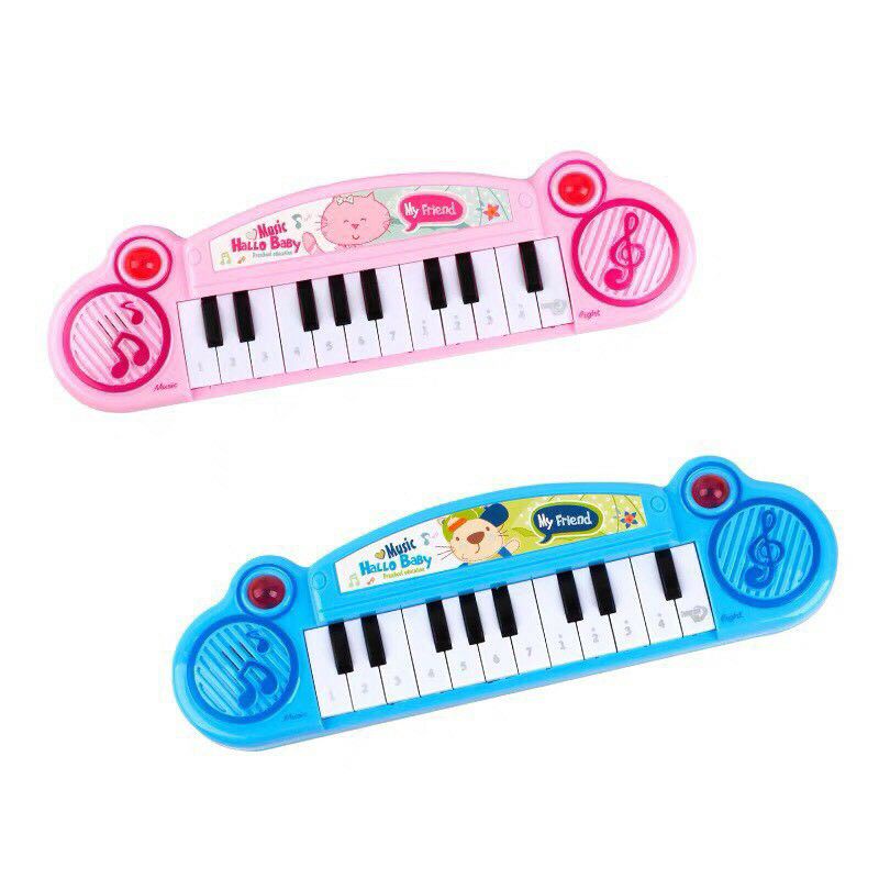 《HCM》Đồ chơi trẻ em đàn piano có nhạc , bài hát thiếu nhi dùng 2 pin A - A