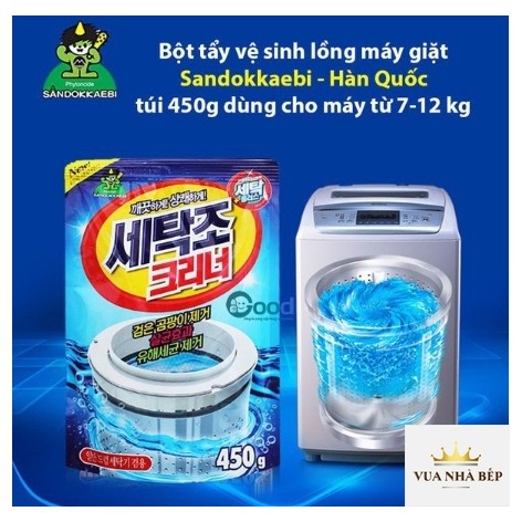 BỘT TẨY LỒNG MÁY GIẶT vuanhabep