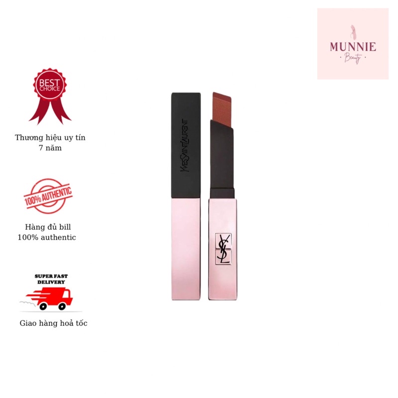 [BILL EU/US] SON THỎI YSL THE SLIM ROUGE PUR COUTURE, SLIM GLOW MATTE, SLIM VELVET