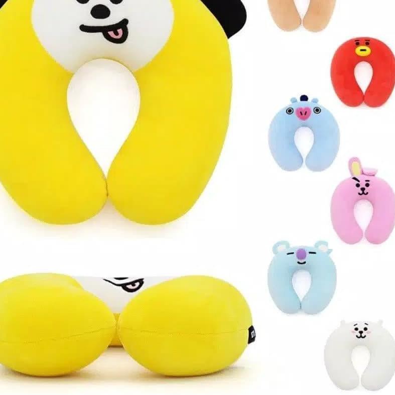 Gối Kê Cổ In Hình Bt21 Dễ Thương