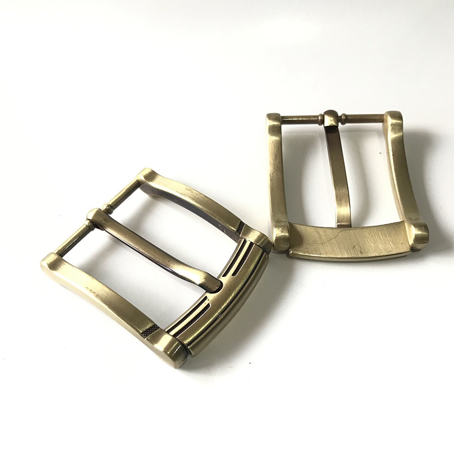 Đầu khóa thắt lưng, mặt thắt lưng nam kiểu khóa kim 4cm màu đồng