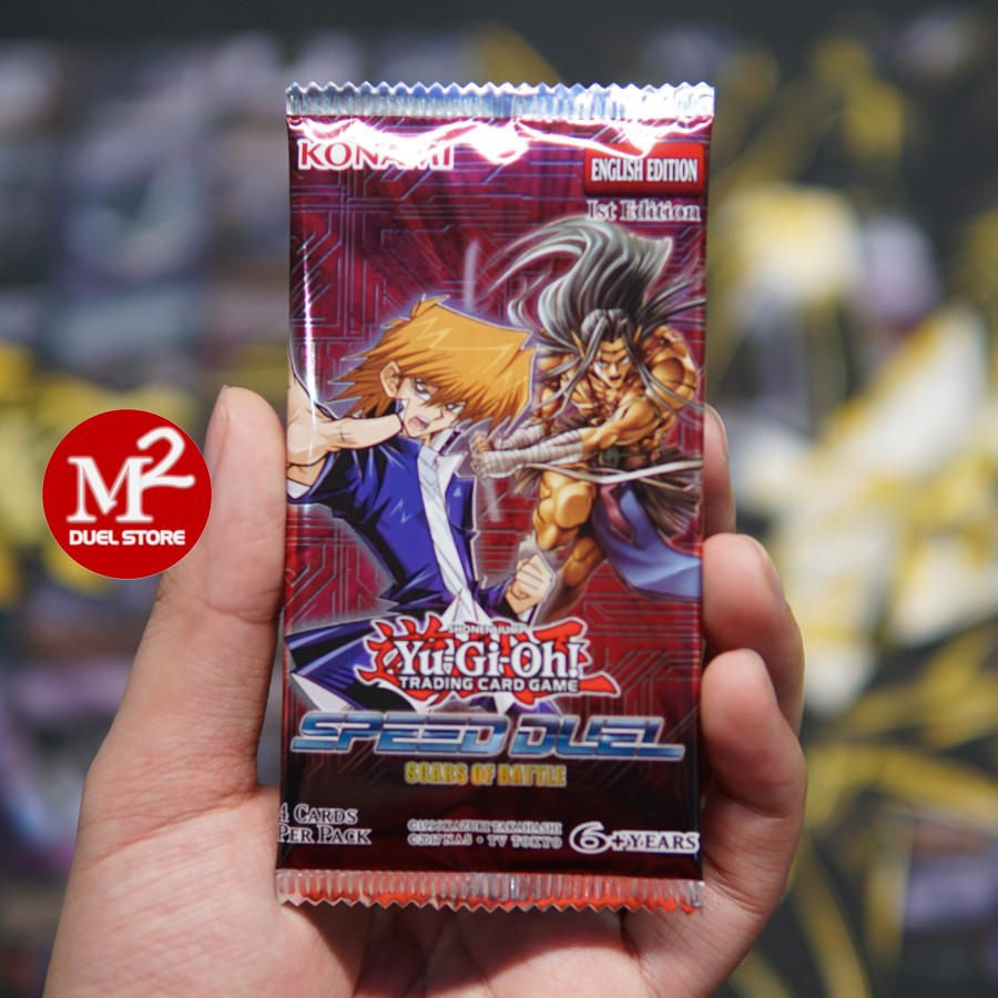 Gói thẻ bài Yugioh Speed Duel: Scars of Battle - Joey Wheeler / Jonouchi Katsuya - 4 lá bài mỗi pack