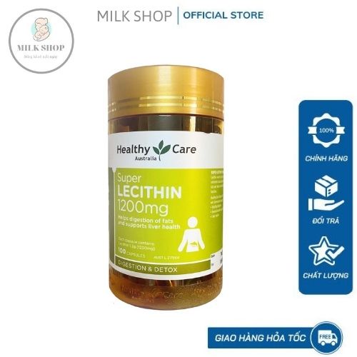 Mầm đậu nành Healthy Care Super Lecithin đẹp da, đào thải độc tố gan, cân bằng nội tiết tố