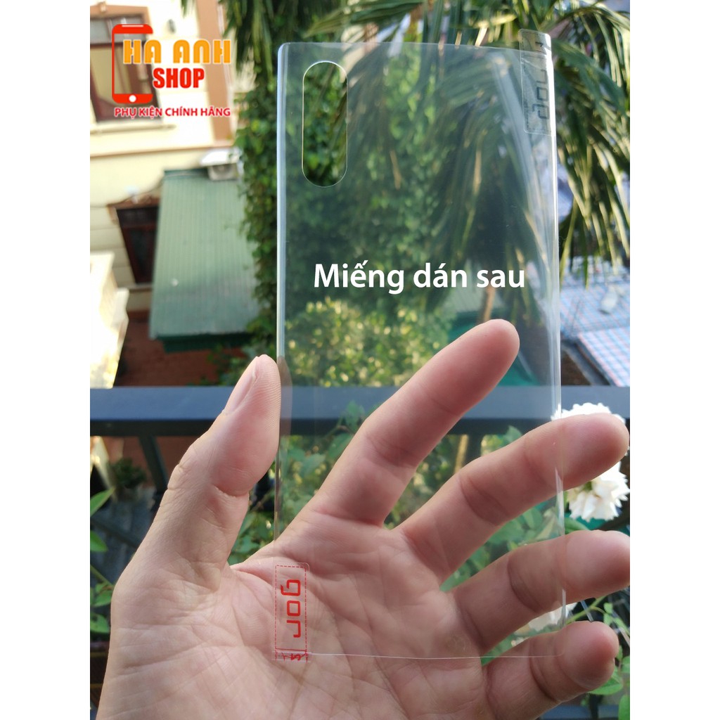 Bộ 4 miếng dán Samsung NOTE 7/NOTE 8/NOTE 9/NOTE 10/NOTE 10 PLUS/NOTE 20 Ultra...hãng GOR cao cấp Full màn 6H