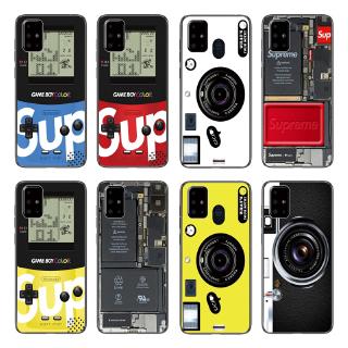 Ốp điện thoại TPU mềm in hình máy chơi game cho Samsung Galaxy A71/A51/A41/A31/A21/A11