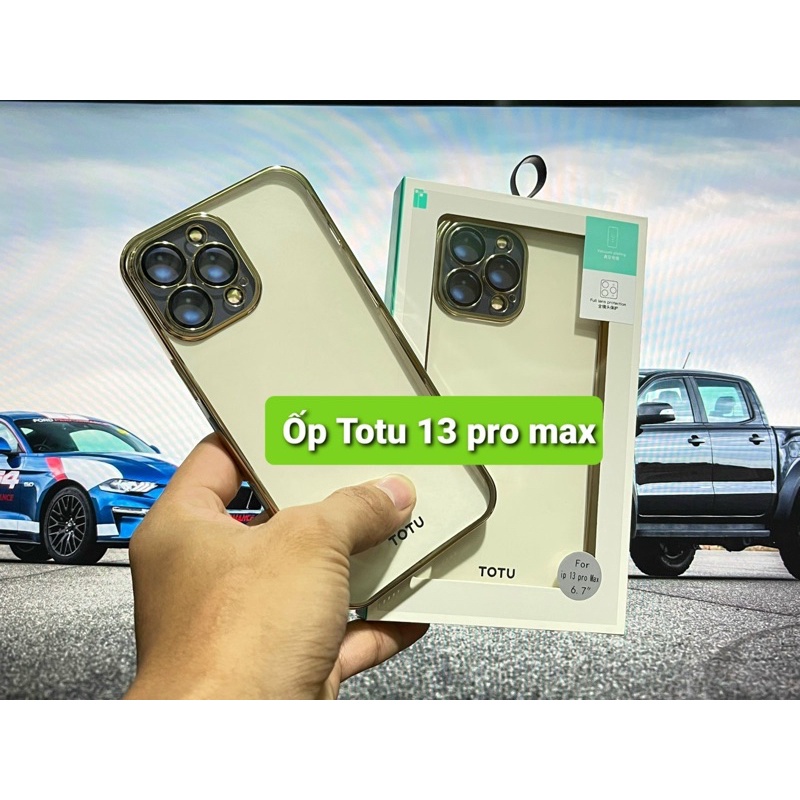 Ốp lưng TOTU iphone 14 pro max/14 pro/14/12 pro max 13 13 pro 13 pro max 13 mini 12 12 pro 12 mini lưng trong viền màu