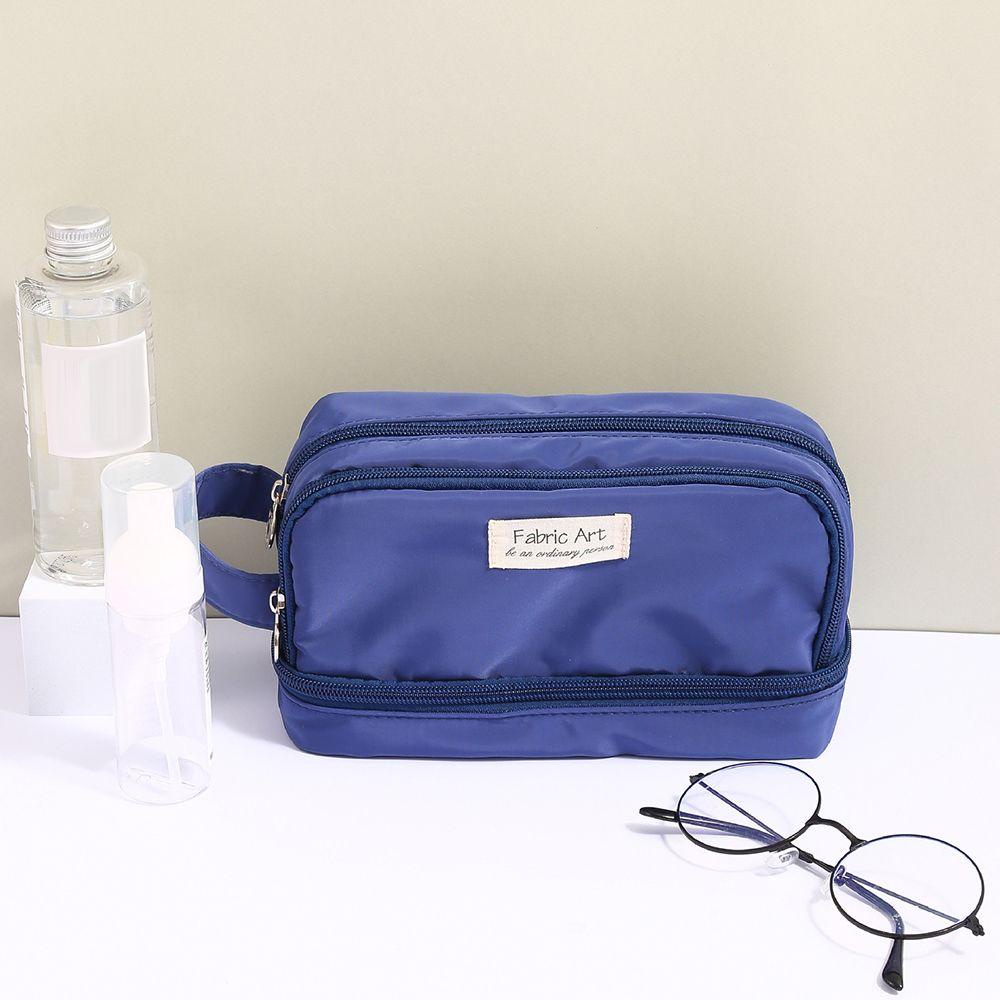 CHOOKEY Túi Đựng Bút Bằng Vải Canvas Dễ Thương Sức Chứa Lớn