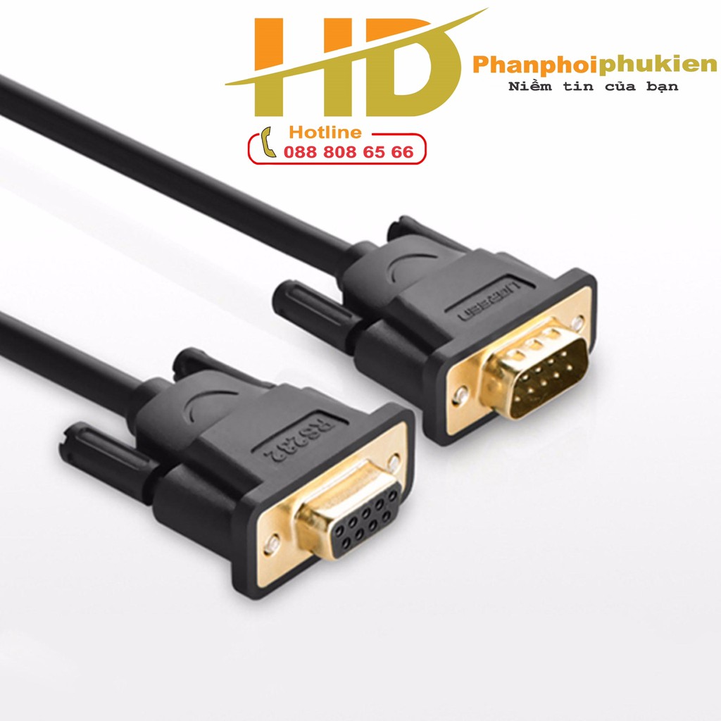 Cáp chuyển đổi USB to Com rs232 âm dài 1,5m Ugreen 20201