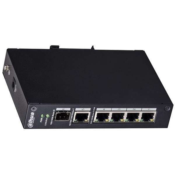 Switch POE 2 port uplink, 4 POE Dahua DH-PFS3106-4P-60 (BH 18T)