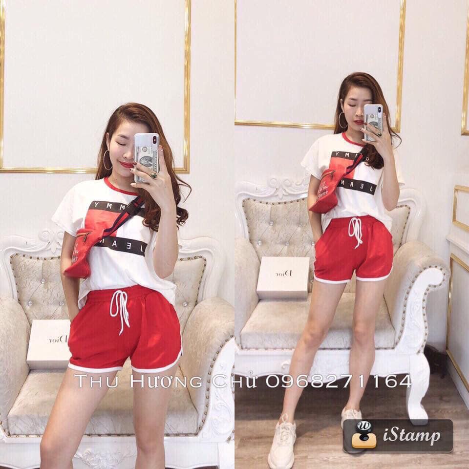 bộ đùi quầnl é thể thao cá tính