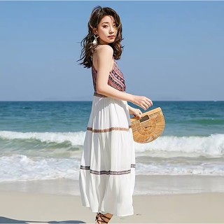 Váy Bohemian thổ cẩm hot