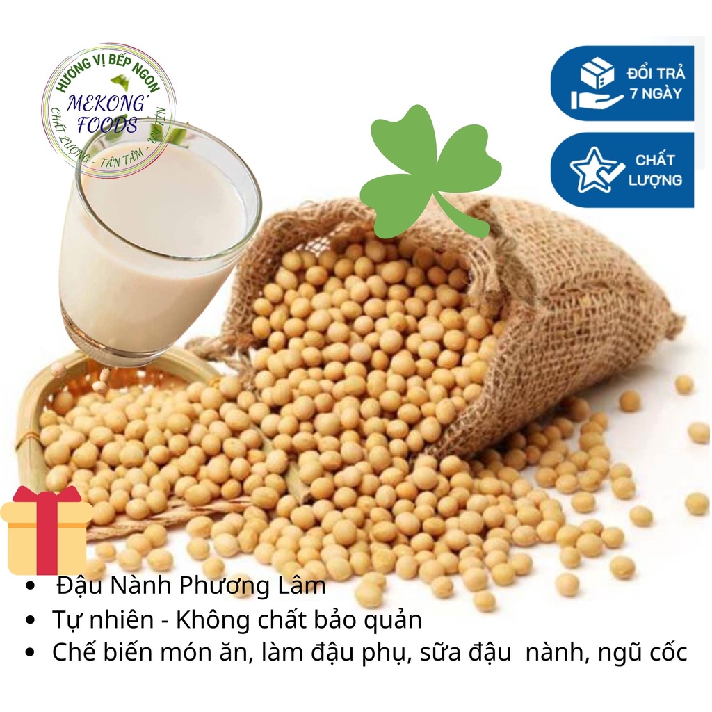 500gr đậu nành Phương Lâm hạt nhỏ (#đỗ_tương)