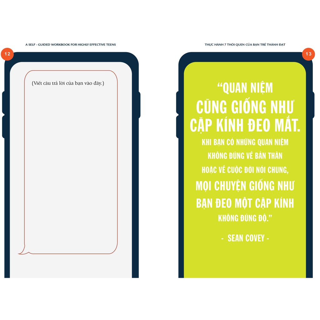 Sách Thực Hành 7 Thói Quen Của Bạn Trẻ Thành Đạt Tặng Kèm Post Card Danh Ngôn