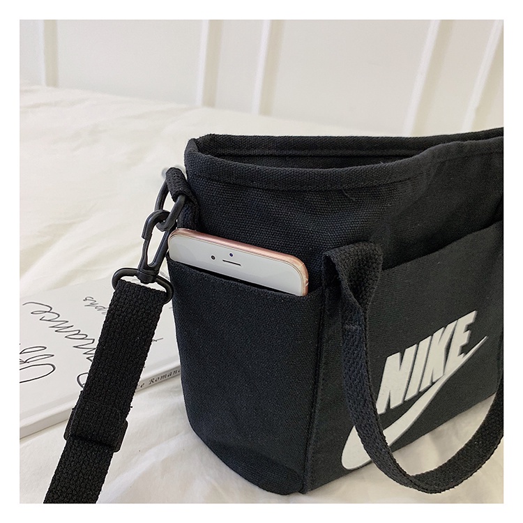 Túi Đeo Chéo Adidas Nike Chất Liệu Canvas Thời Trang Cho Nữ
