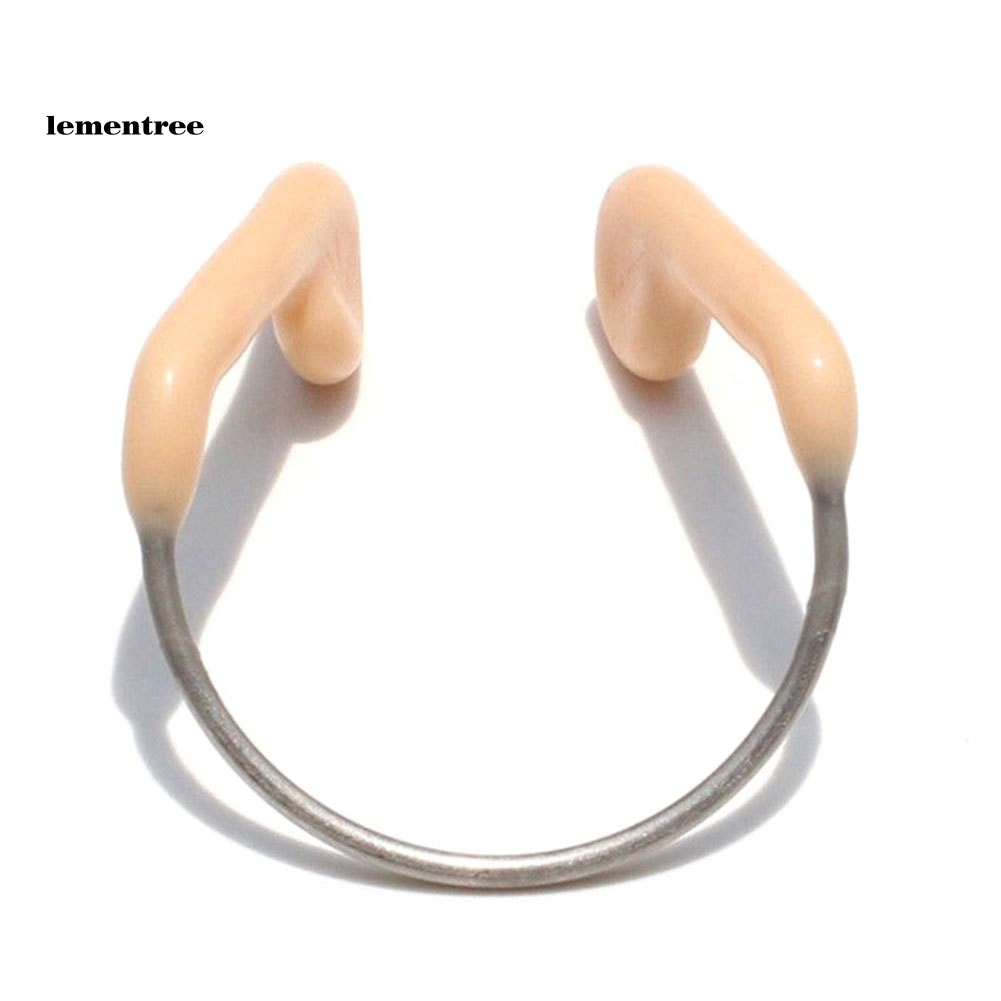 Kẹp Mũi Bằng Silicon Mềm Khung Kim Loại Dùng Đi Bơi / Lặn Tiện Dụng