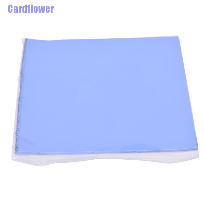 (Hàng Mới Về) Tấm Tản Nhiệt Làm Mát Cpu Bằng Silicon Màu Xanh Dương 100mm X 100mmx1.5mm | BigBuy360 - bigbuy360.vn