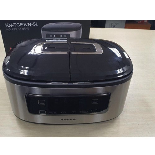 Nồi đôi đa năng Sharp KN-TC50VN-SL | KN-TC50VN-WH (Hàng chính hãng – BH 12 tháng) | BigBuy360 - bigbuy360.vn