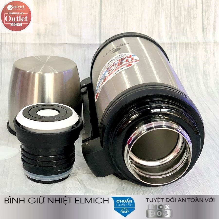 Bình Giữ Nhiệt Inox 304 Nóng 8h Lạnh 12h ELMICH El520x 800ml/1000ml