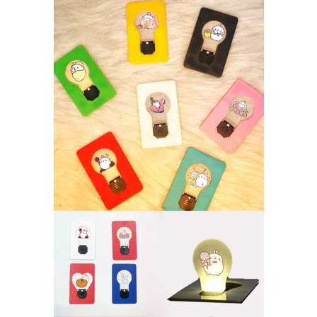 đèn led gấu lotso tonton bỏ túi DLMI4 đèn led mini 3 anh em gấu molang pusheen khủng long capoo gấu thỏ cherie berie