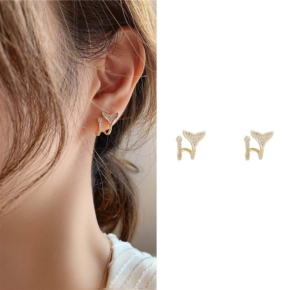 Bông Tai Hình Đuôi Cá Phong Cách Hàn Quốc Thời Trang Cho Nữ