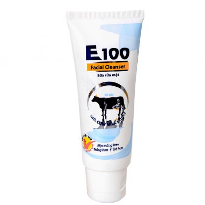 Sữa rửa mặt E100 tinh chất sữa bò tươi 100g
