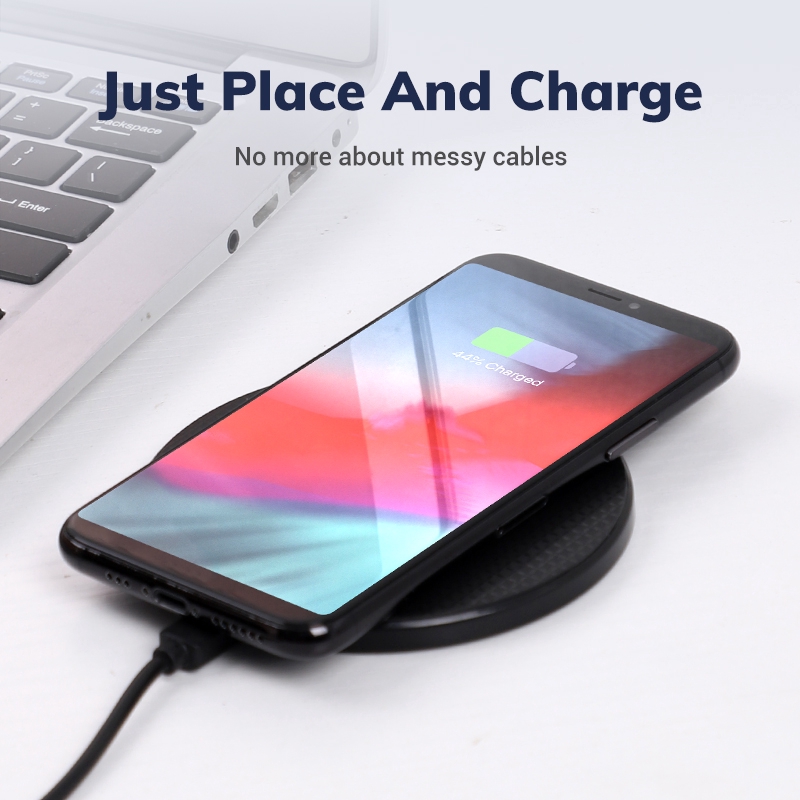 Đế sạc nhanh không dây TOPK B01W 10W cho iPhone Xs Max X 8 Plus Samsung Note 9 Note 8 S10 #6