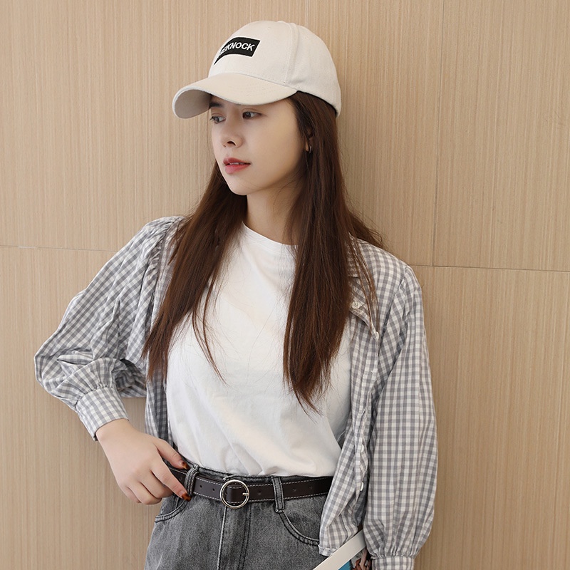 Thắt lưng nữ Madeline DN05 dây nịt nữ 2.7cm khóa tròn đơn giản da PU mềm phong cách Hàn Quốc cá tính