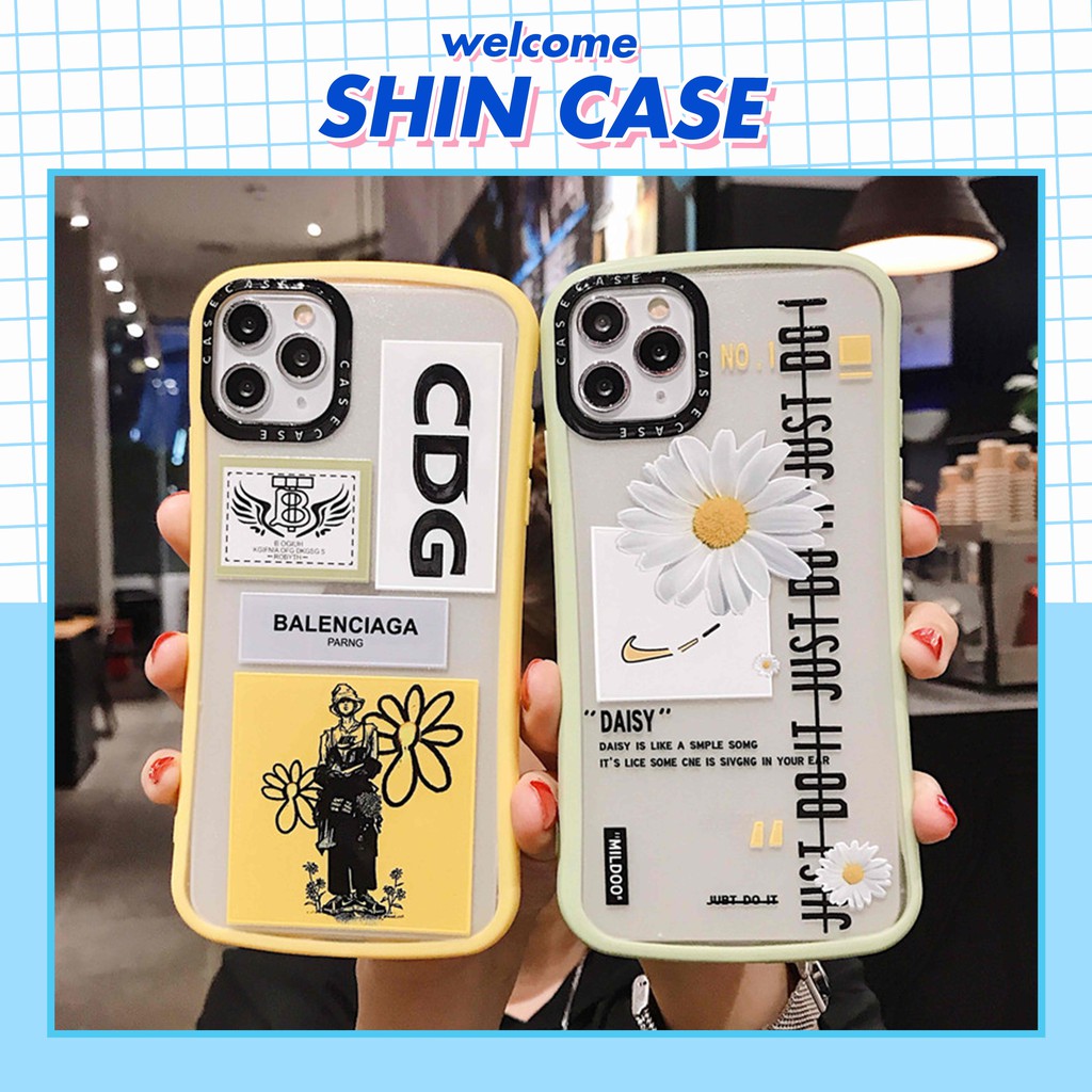 Ốp lưng iphone Daisy V2 viền cong 5/5s/6/6plus/6s/6splus/7/7plus/8/8plus/x/xr/xs/11/12/pro/max/plus/promax | BigBuy360 - bigbuy360.vn