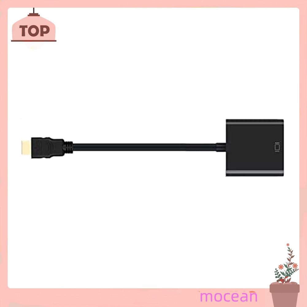 Bộ Chuyển Đổi Hdmi Sang Vga 19-pin Đầu Cắm Sang Cổng Vga 1080p Full Hd Mocean