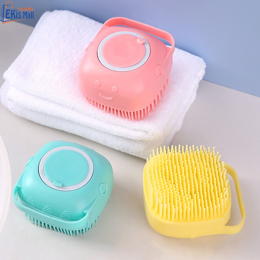 BÔNG TẮM SILICON TẠO BỌT 3 in 1 làm sạch sâu, tẩy tế bào chết và massage cơ thể hiệu quả