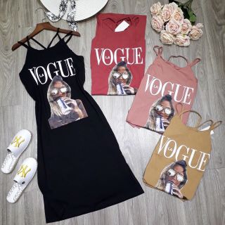 Đầm maxi dây VO