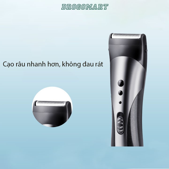 Tông đơ Kemei 1047 cắt tóc, cạo râu, tỉa lông mũi đa năng bảo hành 12 tháng